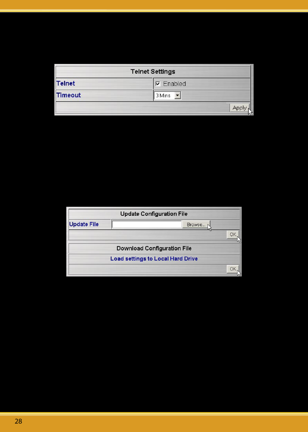Corega CG-WLAPGMN user manual Misc, Maintenance, Update Firmware, Conﬁguration File, Restart System 