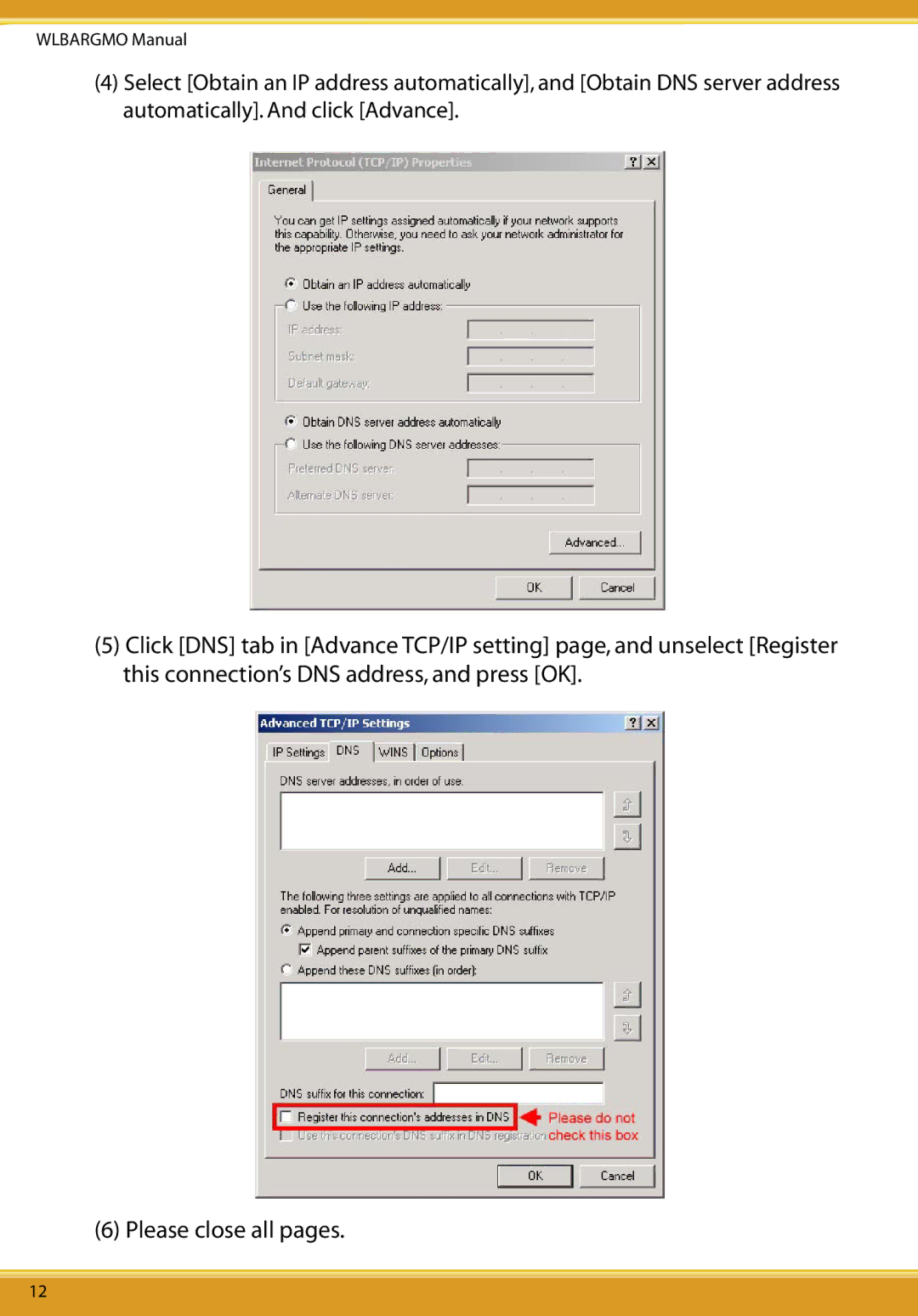 Corega CG-WLBARGMO user manual Wlbargmo Manual 