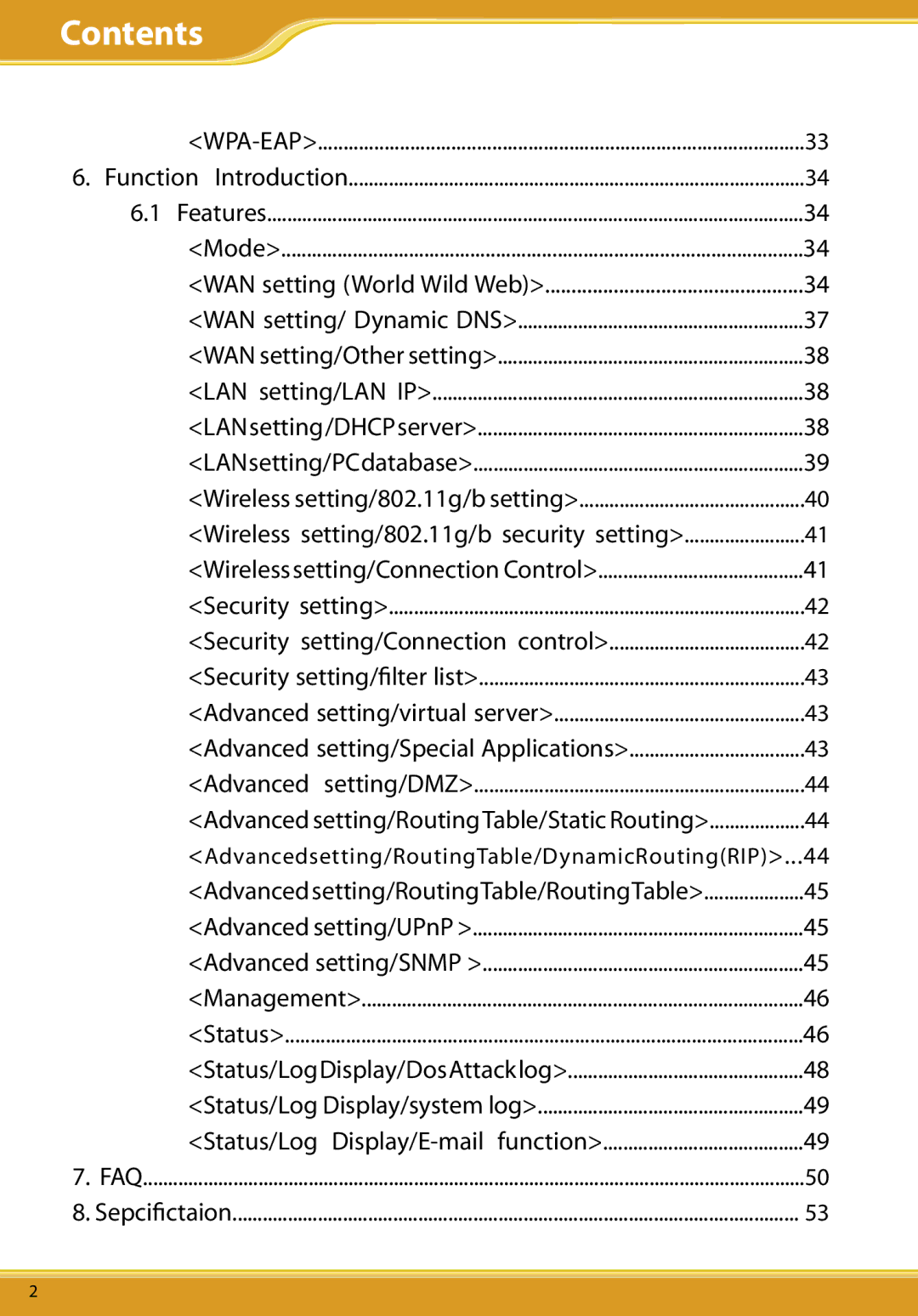 Corega CG-WLBARGMO user manual Wireless setting/802.11g/b security setting 