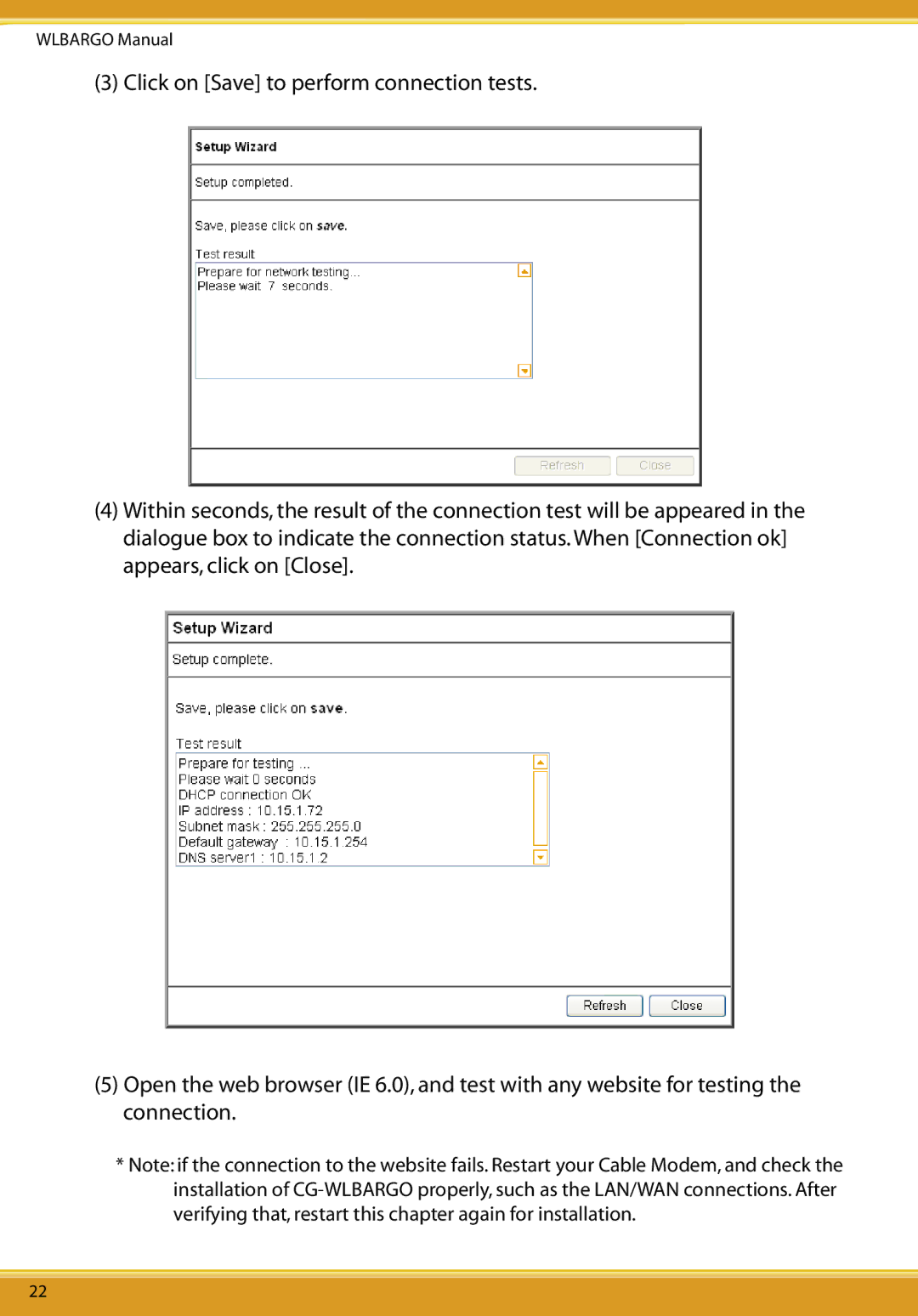 Corega CG-WLBARGO user manual Wlbargo Manual 