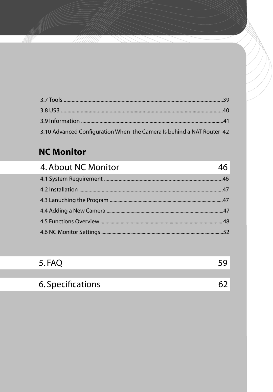 Corega CG-WLNCM4G manual NC Monitor 