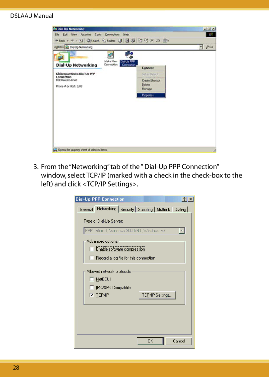 Corega DSLAAU user manual Dslaau Manual 