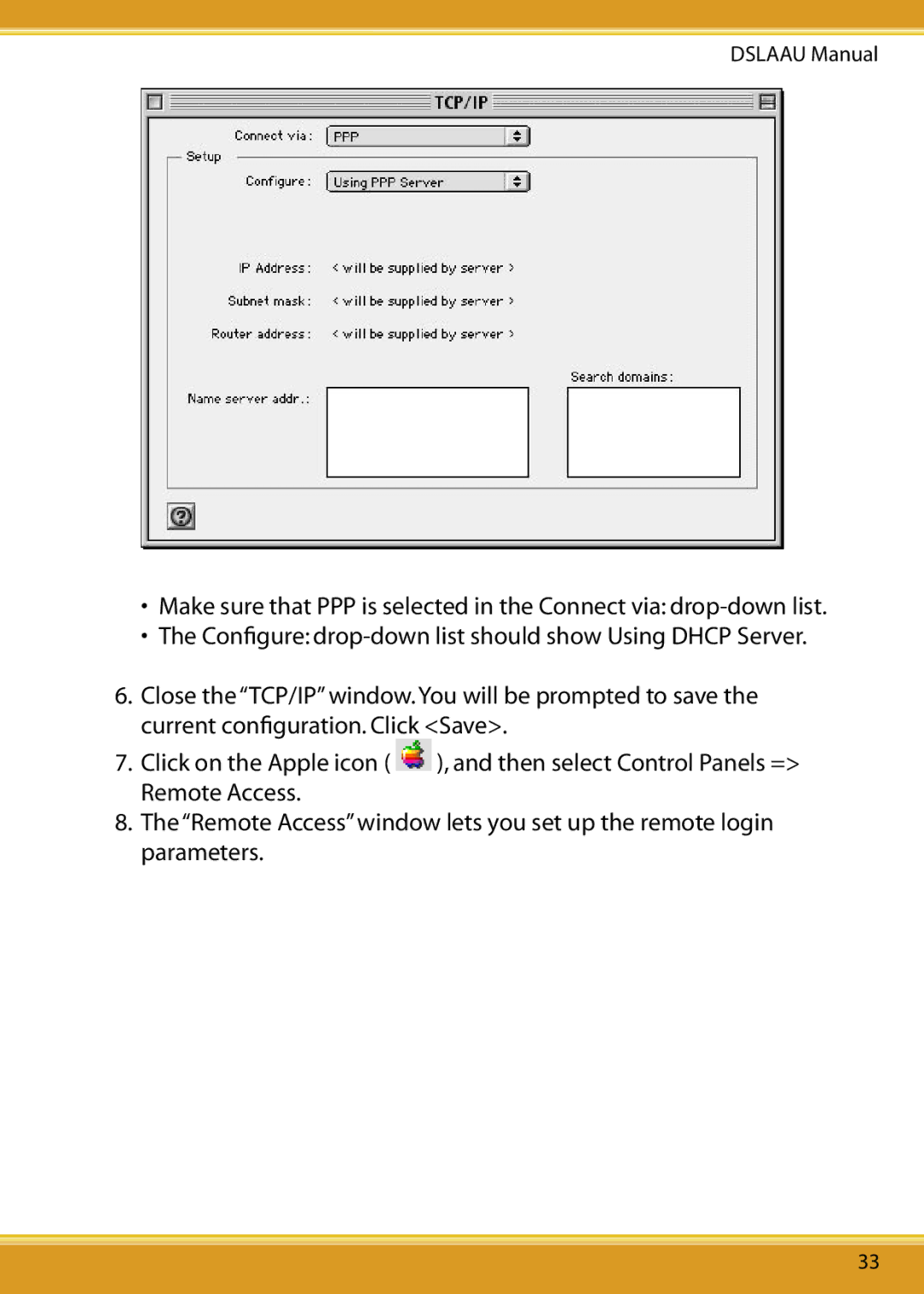 Corega DSLAAU user manual Dslaau Manual 