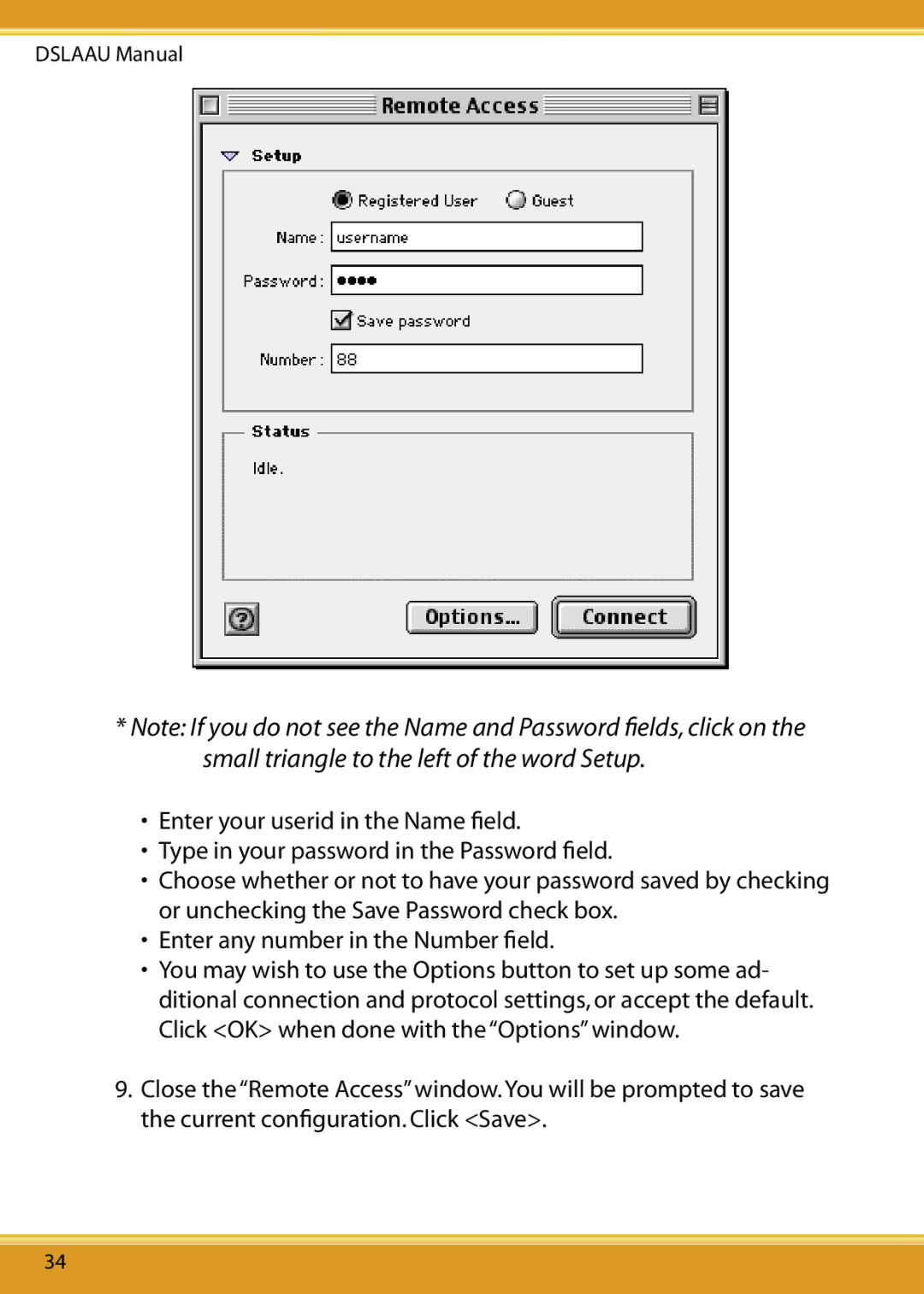 Corega DSLAAU user manual Dslaau Manual 