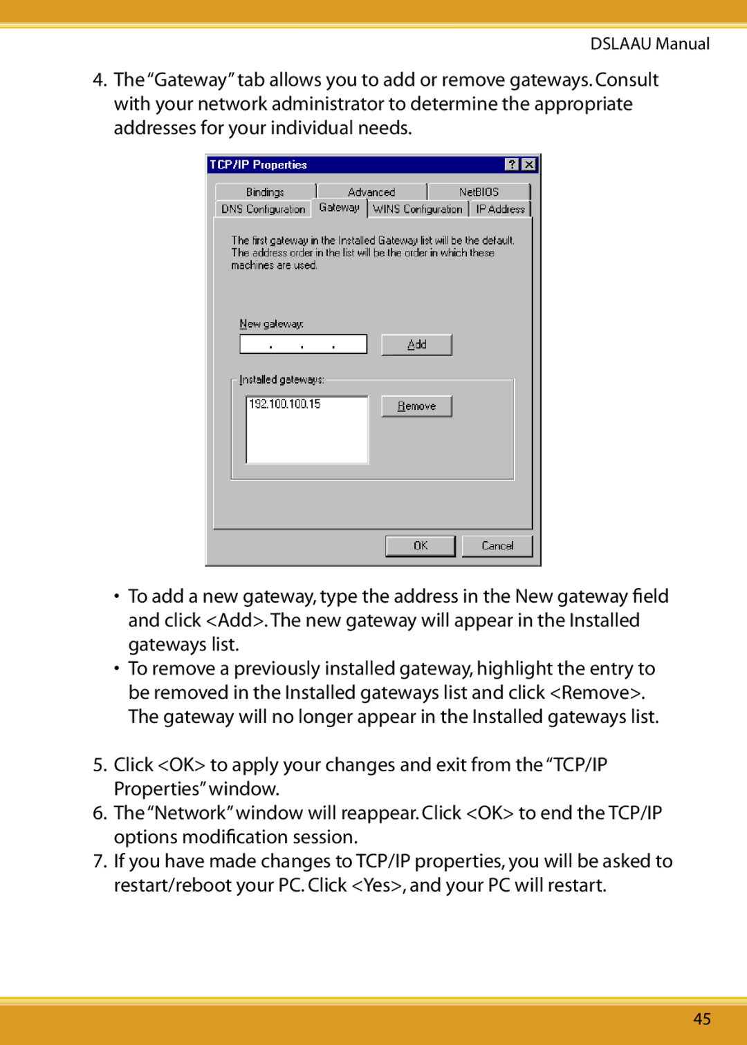 Corega DSLAAU user manual Dslaau Manual 