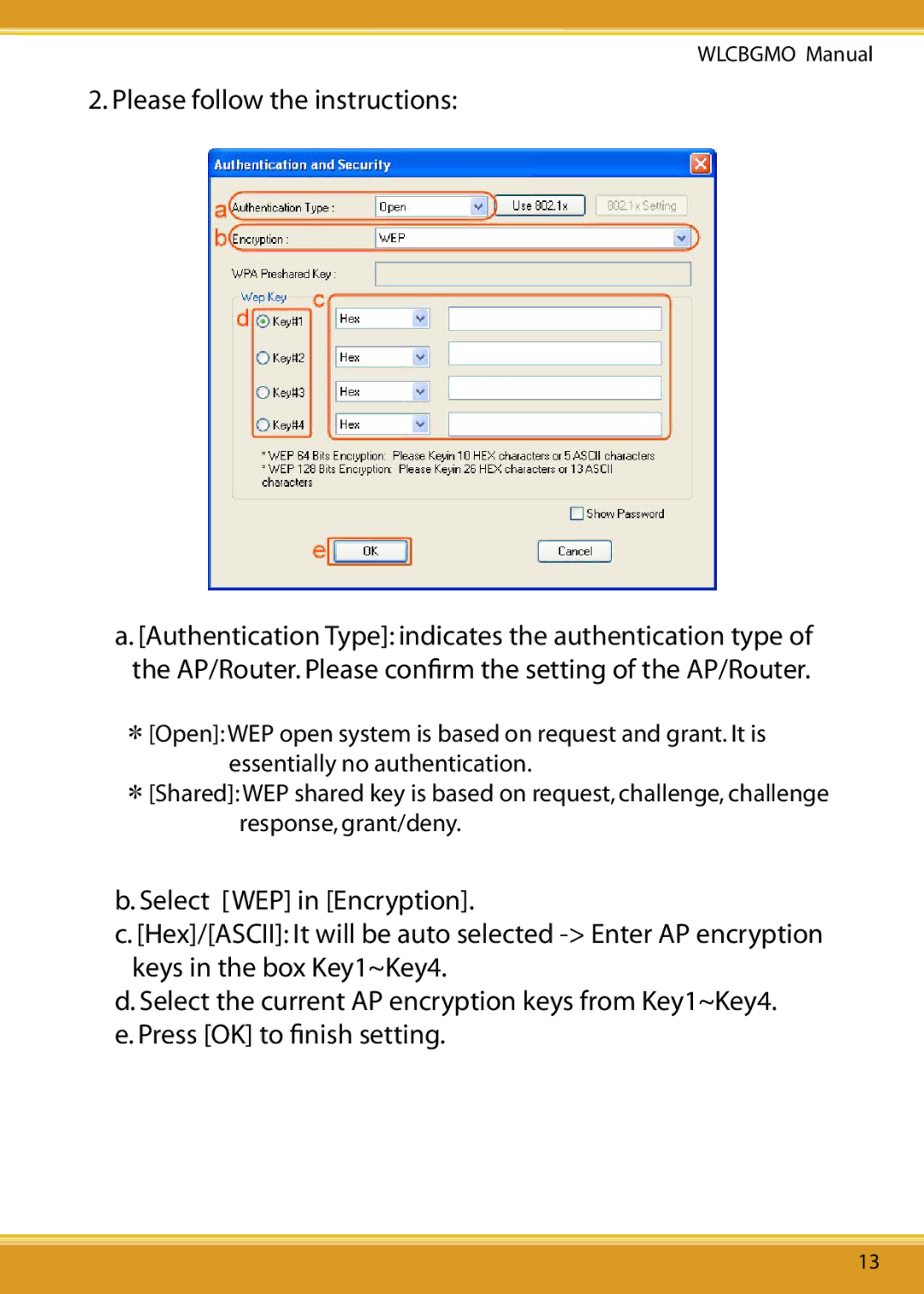 Corega WLCBGMO user manual Please follow the instructions 