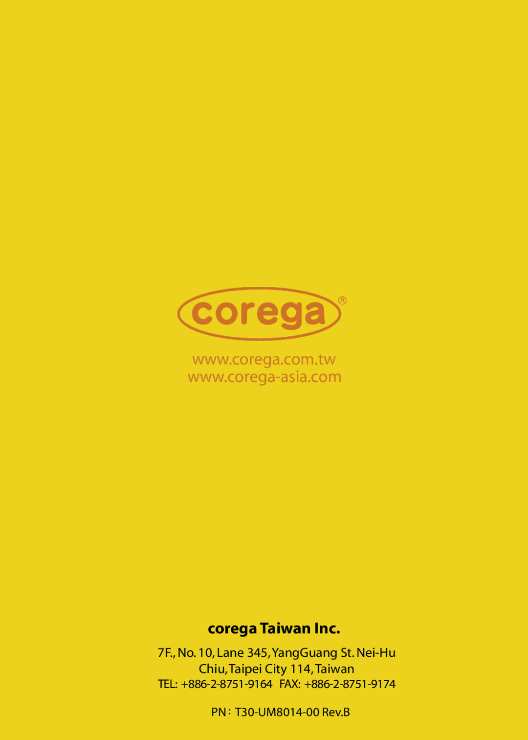 Corega WLUSB2GO user manual Corega Taiwan Inc 