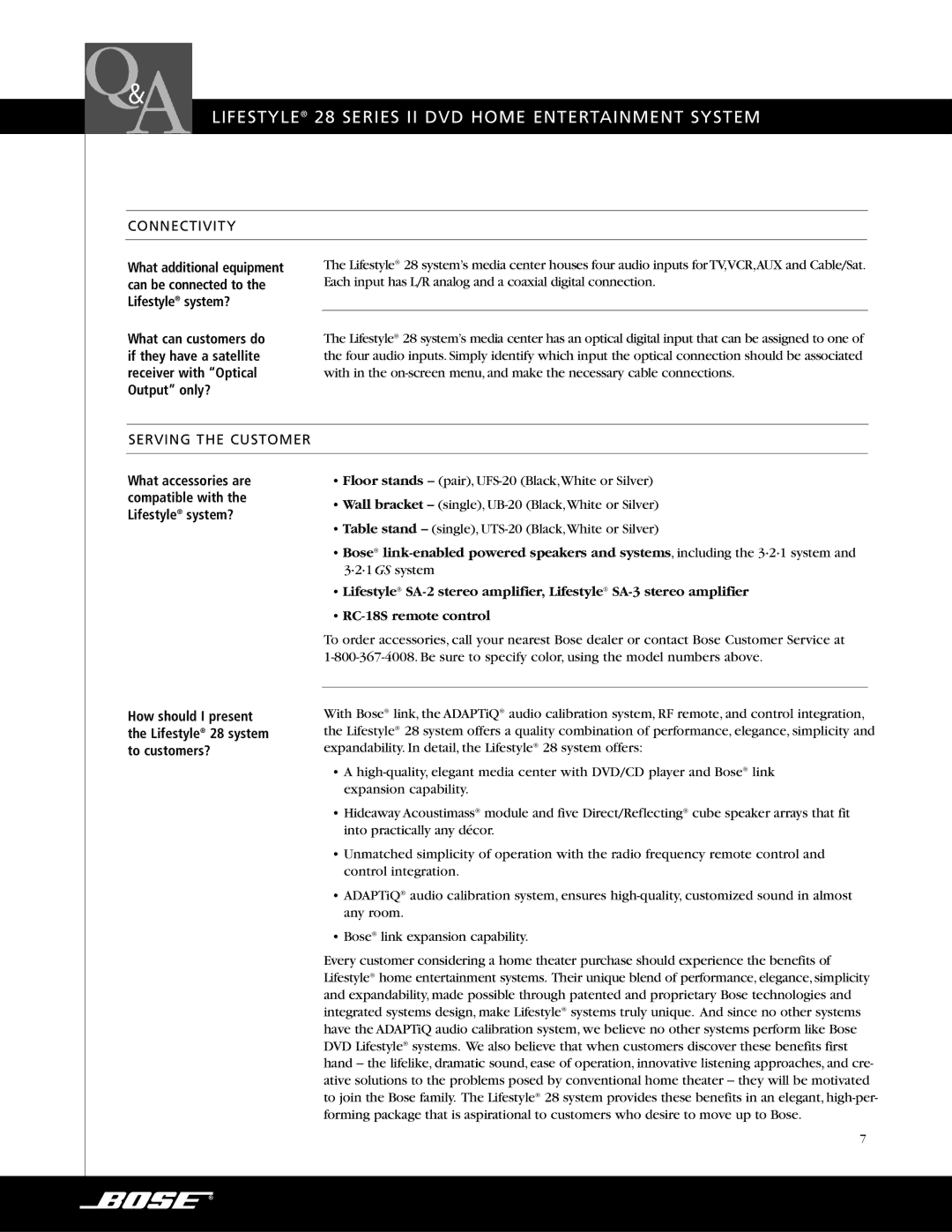 Corinex Global 28 manual Connectivity, Serving the Customer 