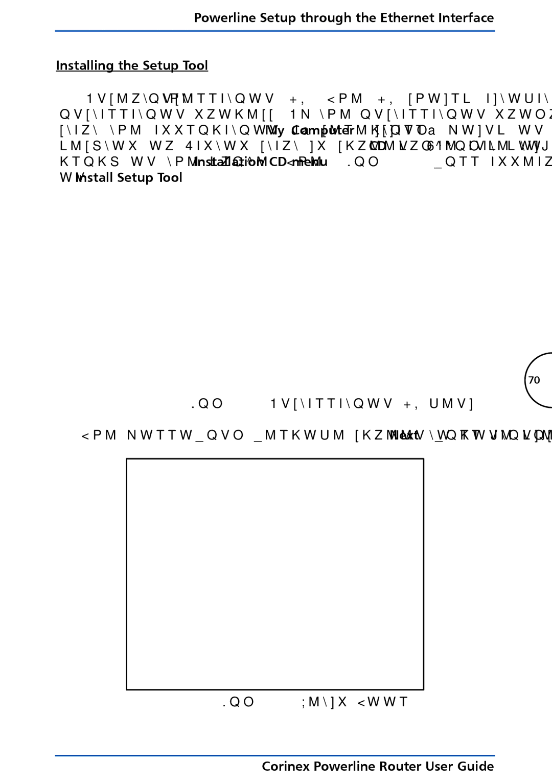 Corinex Global Powerline Router manual Setup Tool 