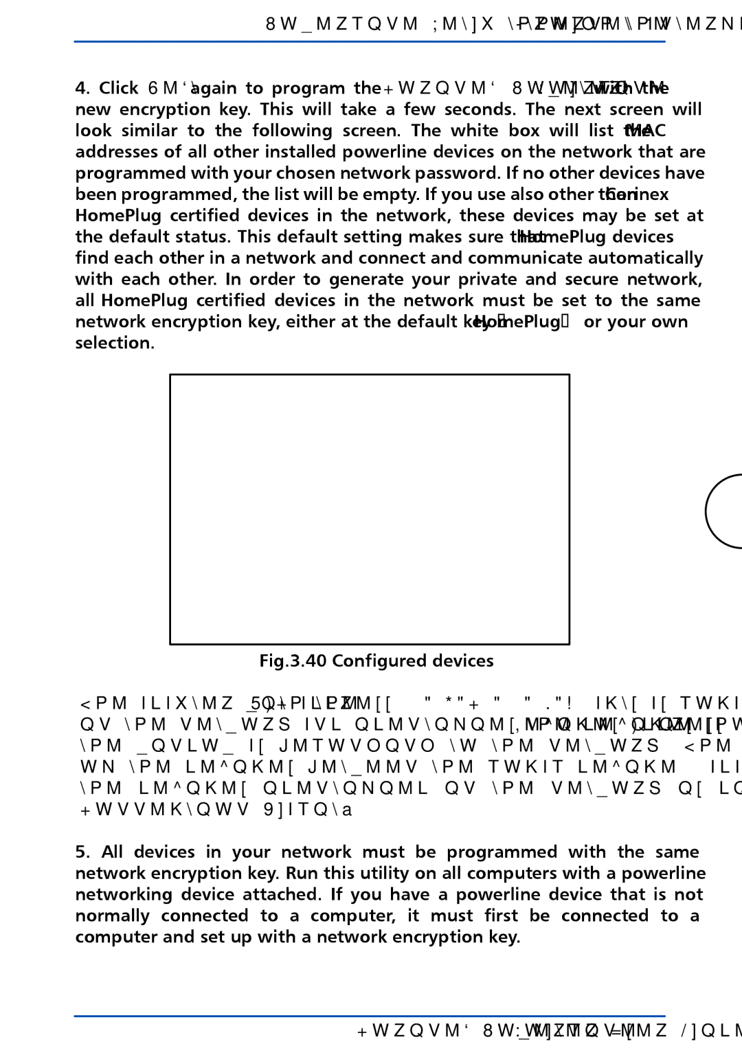 Corinex Global Powerline Router manual Configured devices 