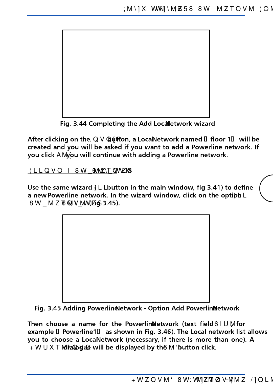 Corinex Global Powerline Router manual Adding a Powerline Network, Powerline Network Fig 