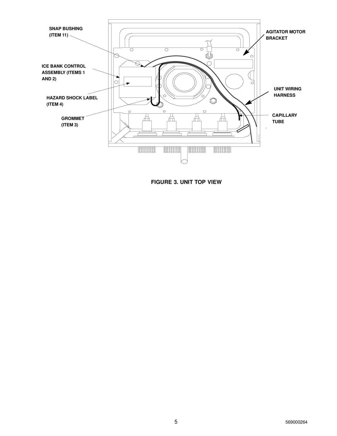 Cornelius 2849949200, 2849959200, 2849949020, 2849959020 installation instructions Unit TOP View 