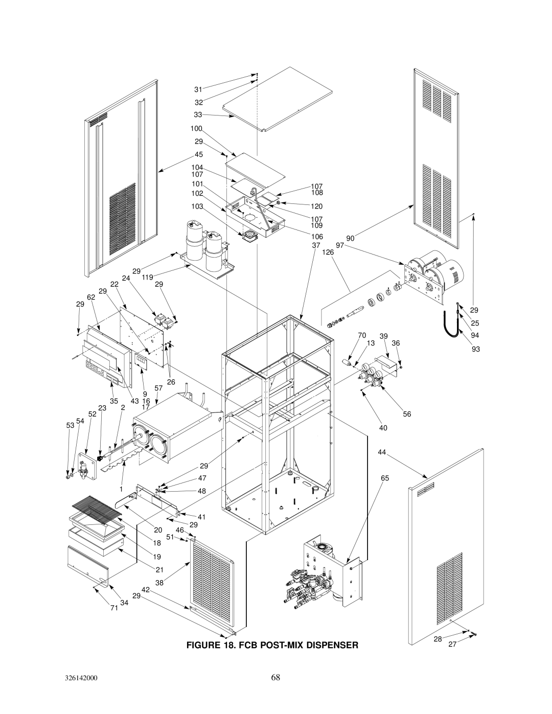 Cornelius 326142000 service manual FCB POST-MIX Dispenser 