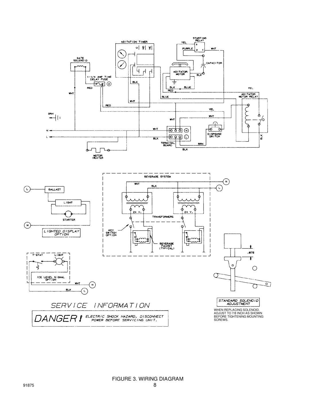 Cornelius D3030 manual Wiring Diagram 