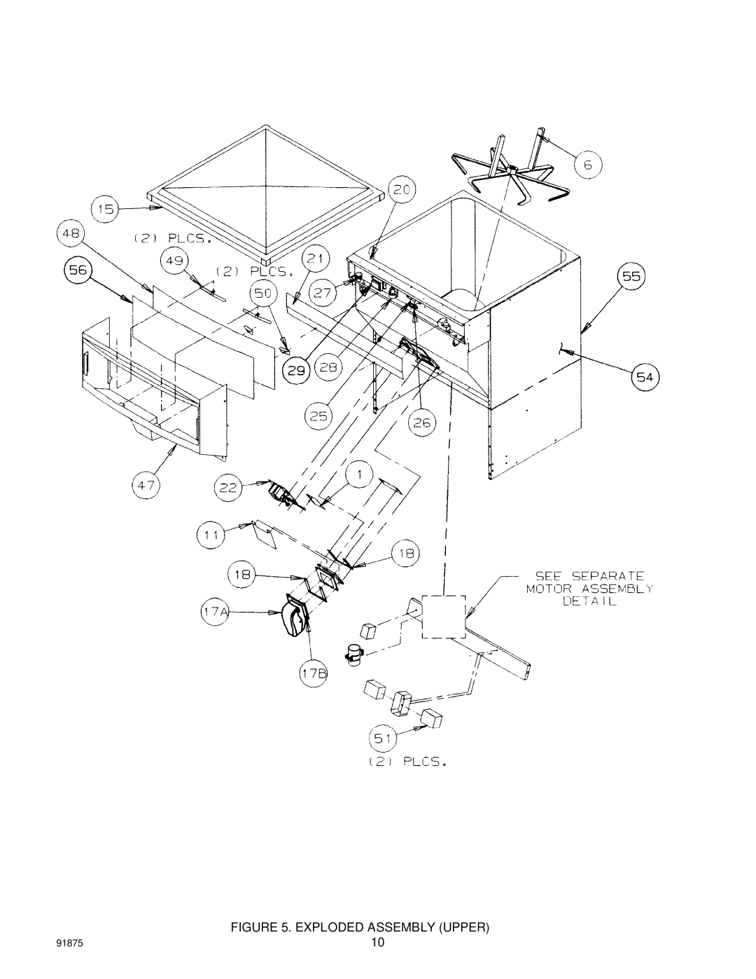 Cornelius D3030 manual Exploded Assembly Upper 