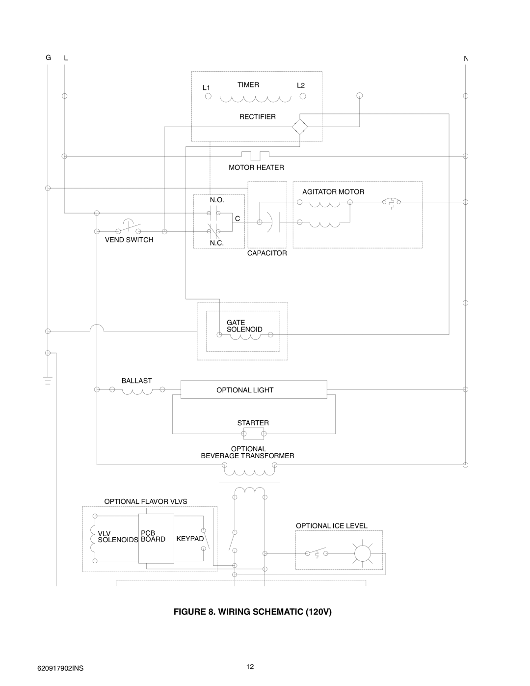 Cornelius ENDURO-175 installation manual Wiring Schematic 