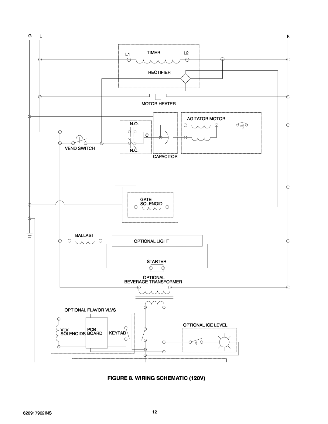 Cornelius ENDURO-175 installation manual Wiring Schematic 