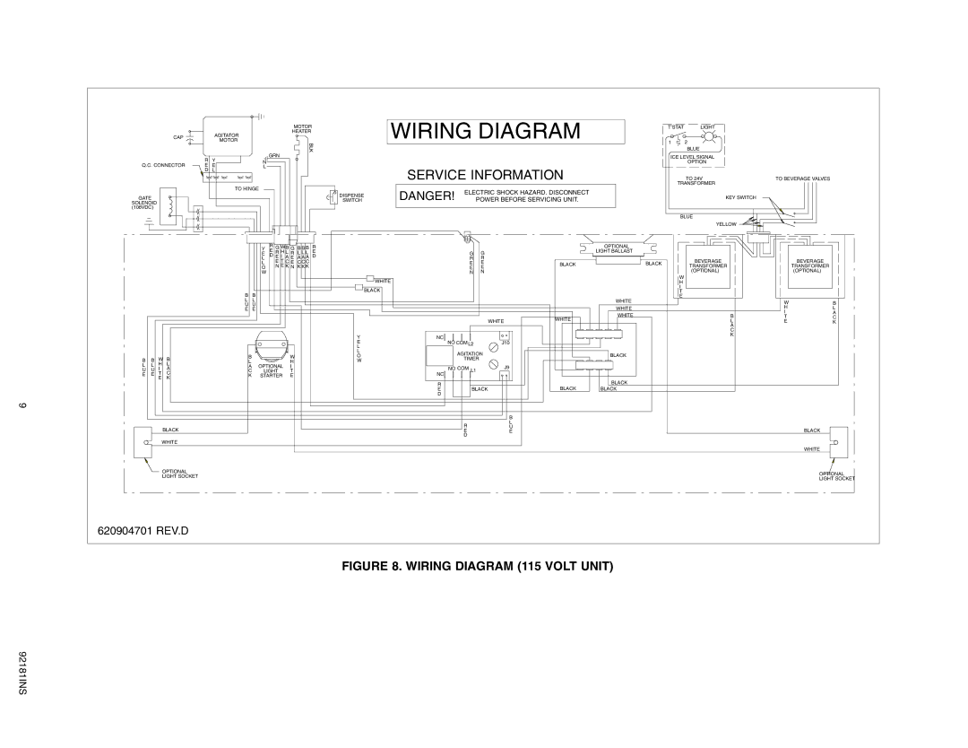 Cornelius Enduro-200/250 installation manual Wiring Diagram 