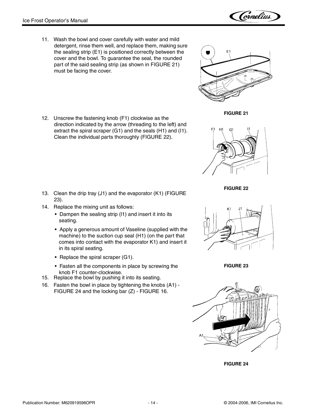 Cornelius ICE FROST manual 