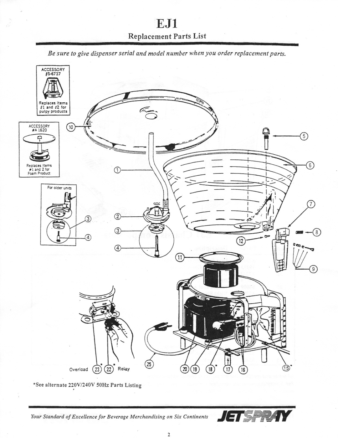 Cornelius S1630, S3004, S3357, S2747, S2828, S6750, S2883, S1249, A0081, 18368 manual Replacement Parts List 