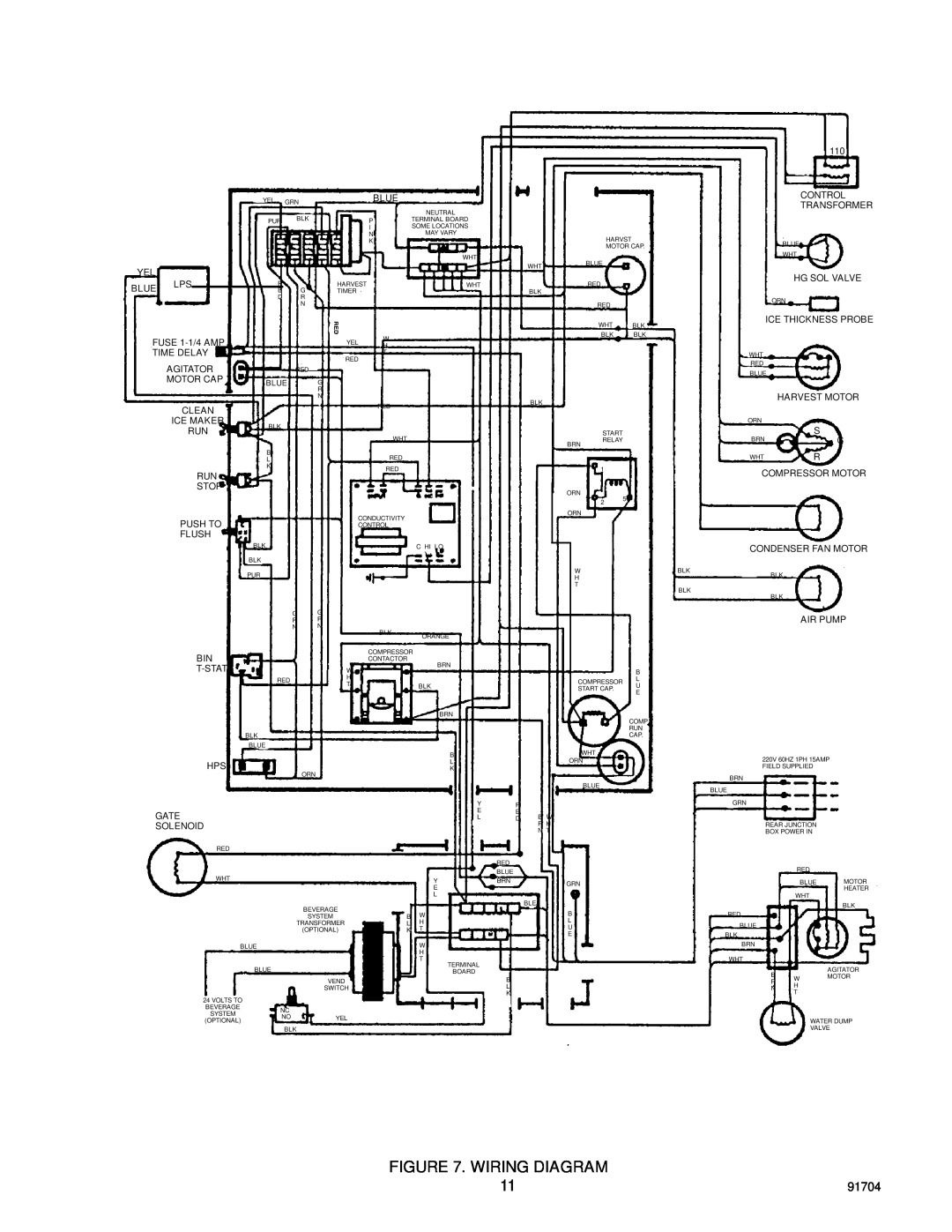 Cornelius SID650A/80-BC, SID650W/80-BC manual Wiring Diagram 