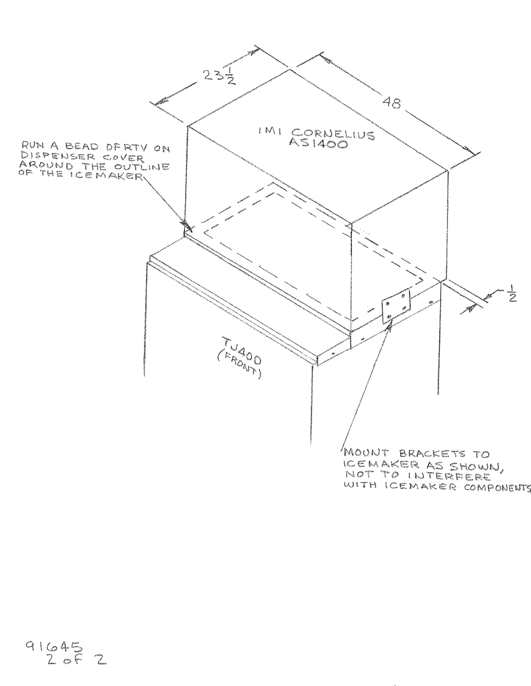 Cornelius TJ400 manual 