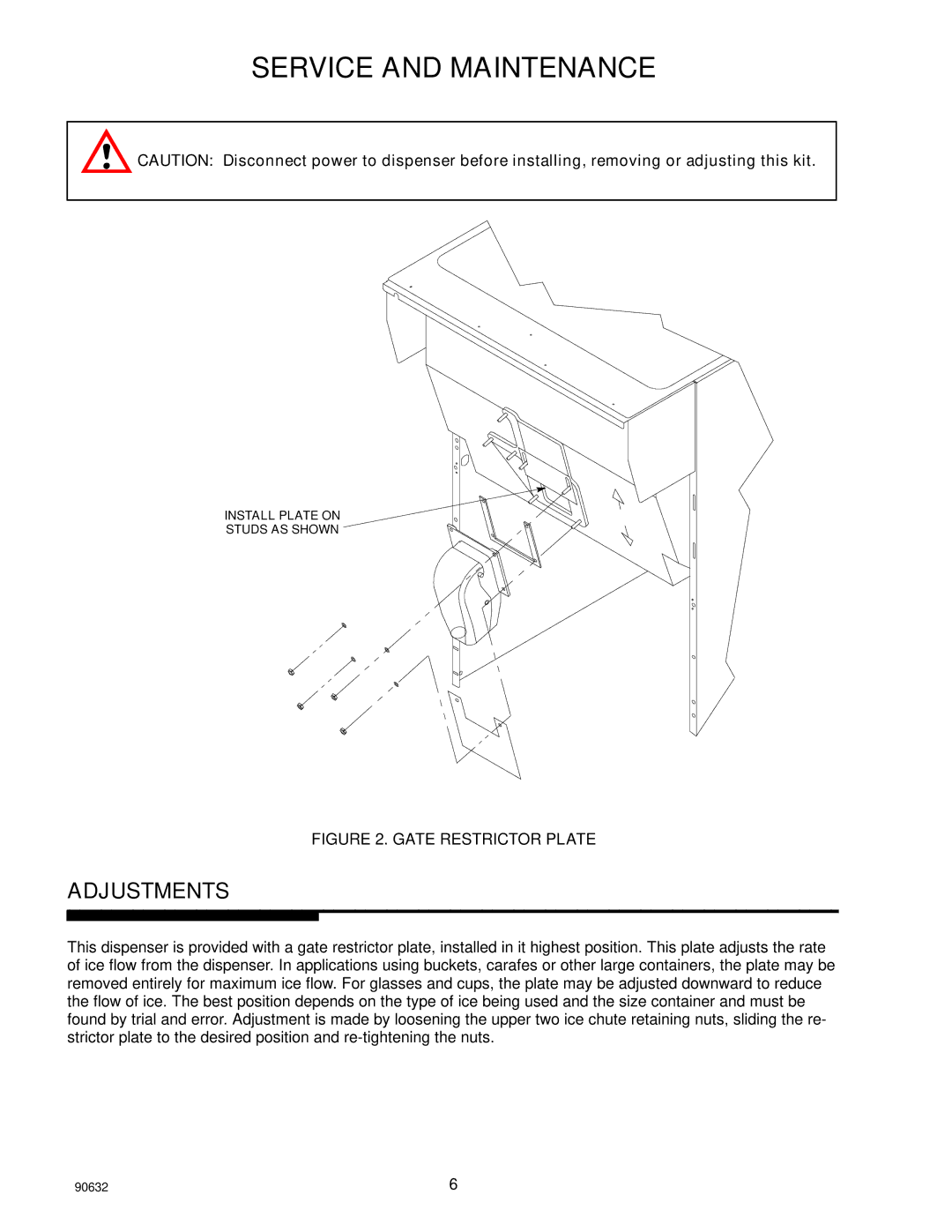 Cornelius TJ90-ABC, TJ45-AB manual Service and Maintenance, Adjustments 