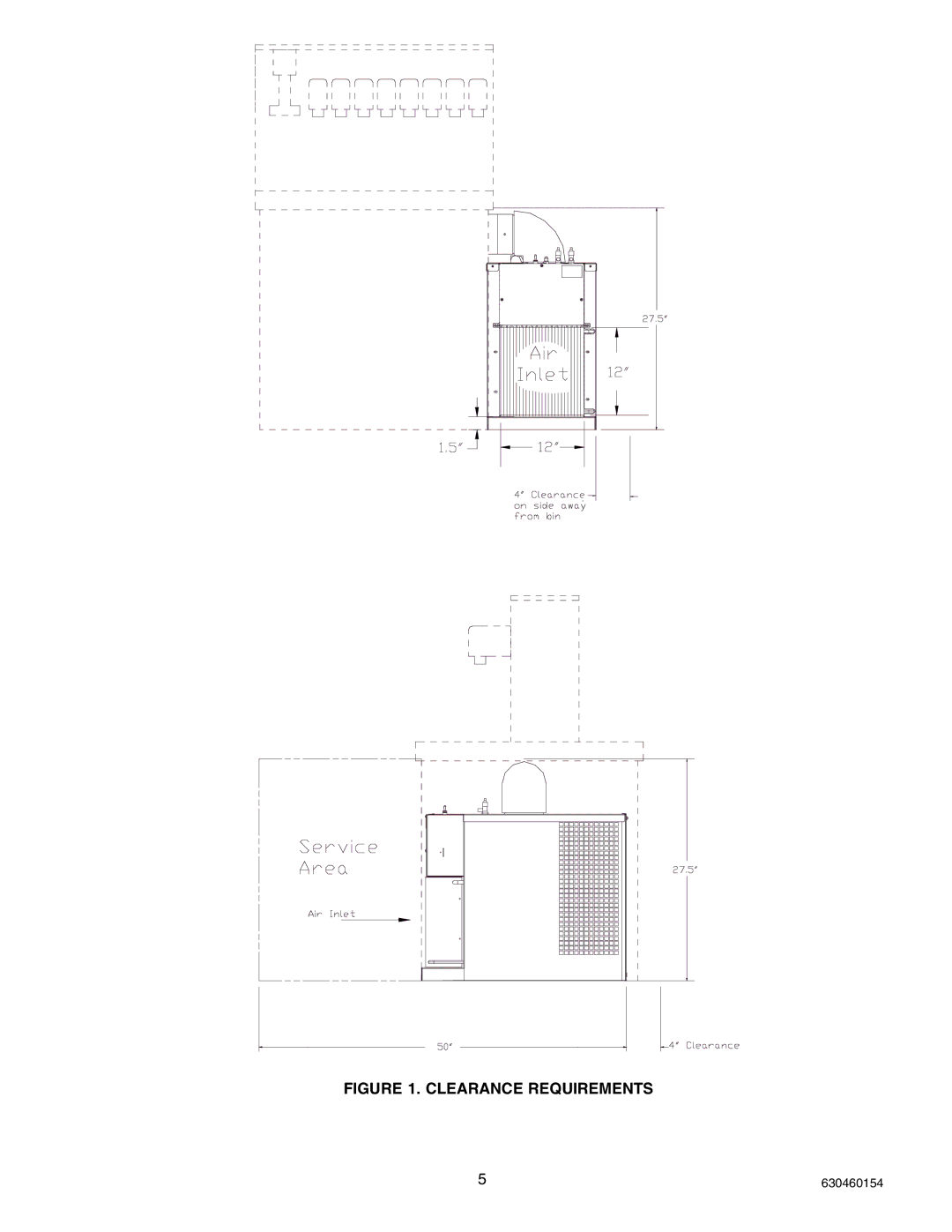 Cornelius UCR 700 Series service manual Clearance Requirements 