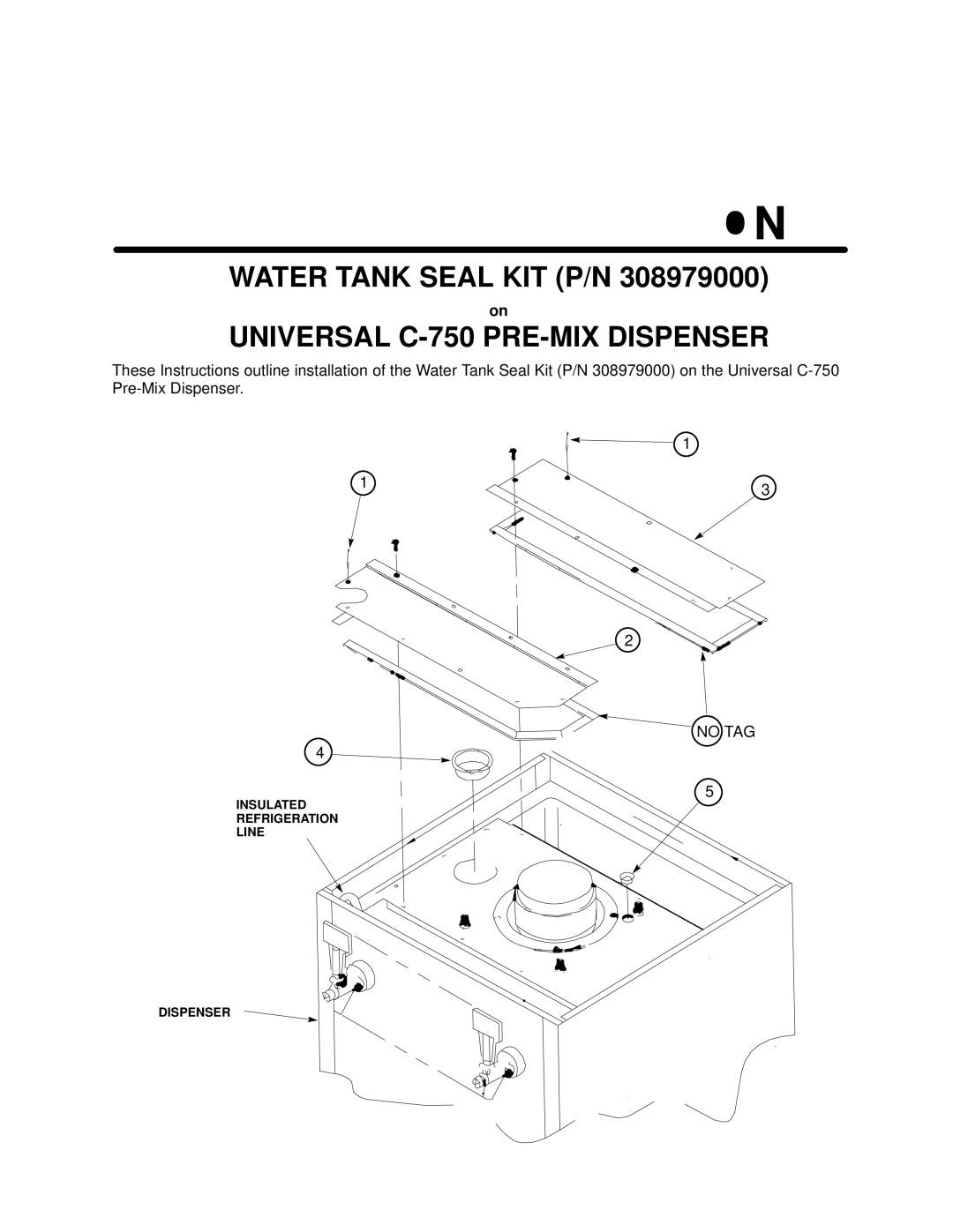 Cornelius Universal C-750 manual 