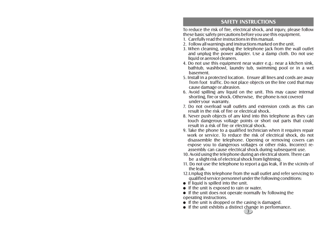 Cortelco 122000TP227S user manual Locationsafetyinstructionsof Controls 