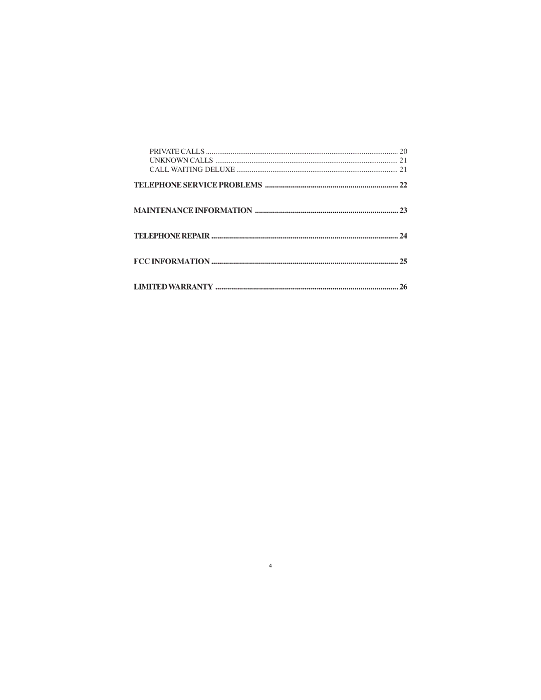 Cortelco 2200 instruction manual Telephone Service Problems Maintenance Information 