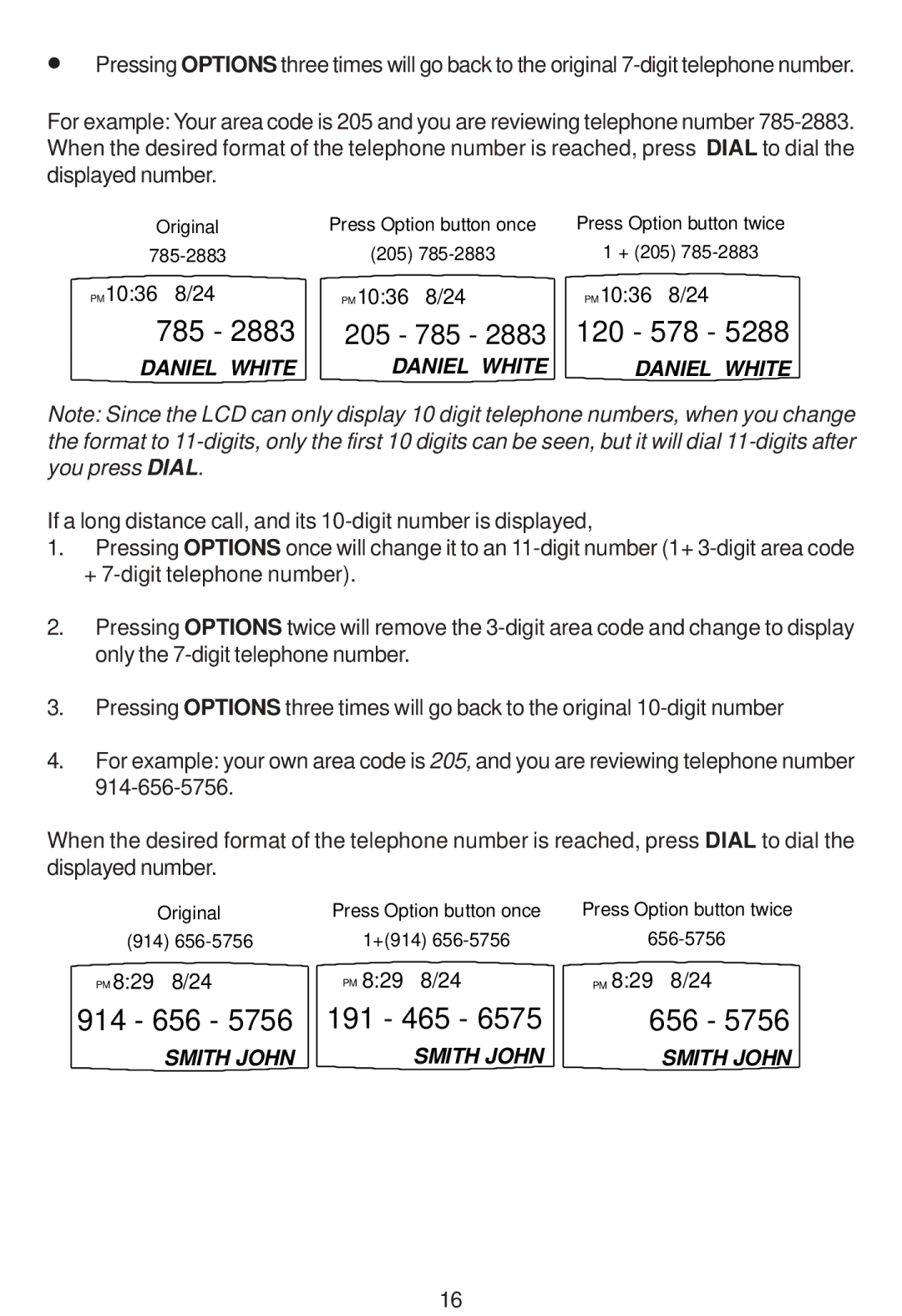 Cortelco 2200 instruction manual 914 656 