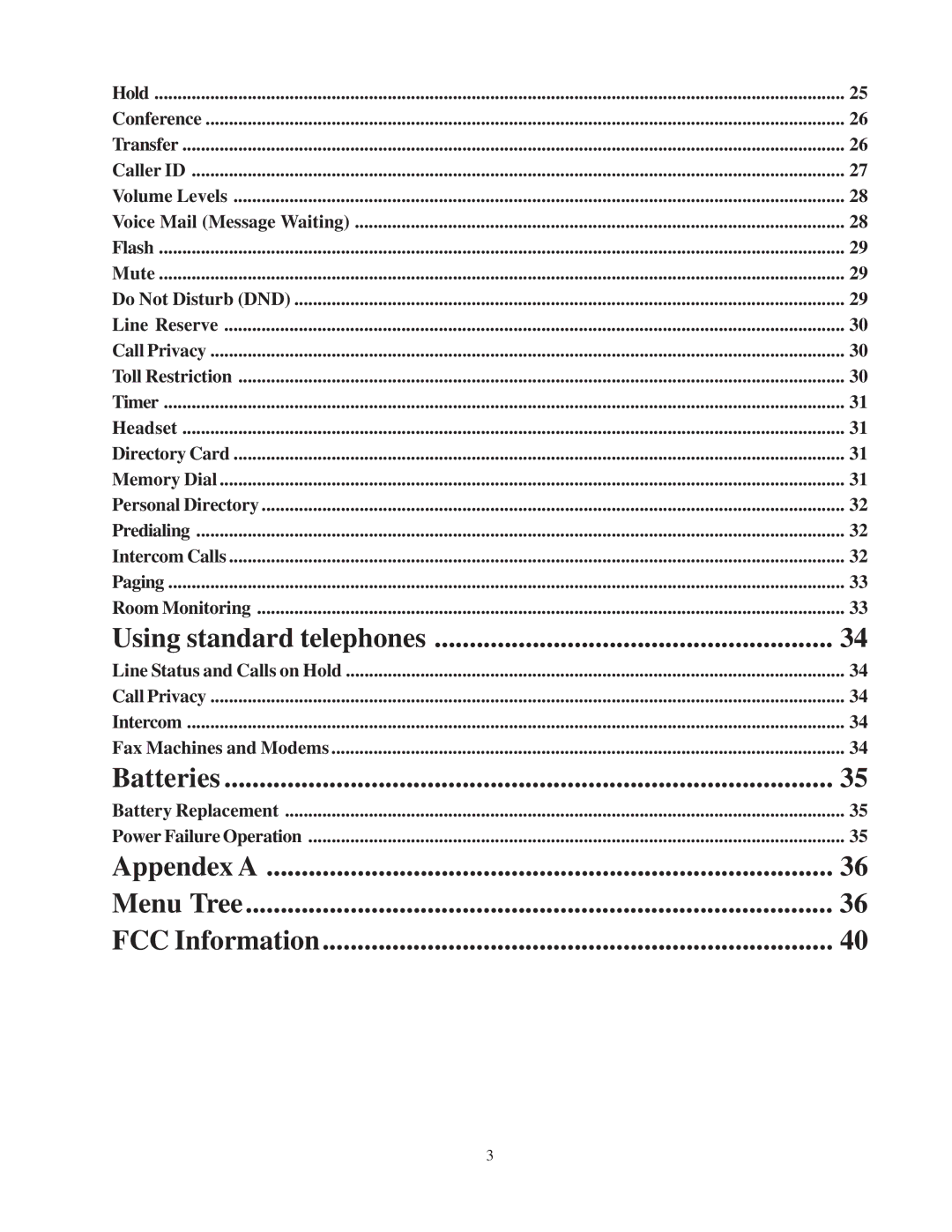 Cortelco 2740 instruction manual Using standard telephones 