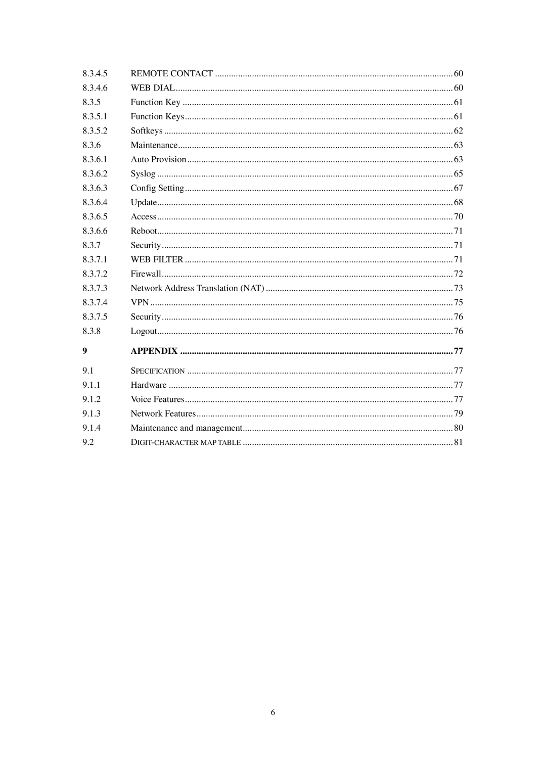 Cortelco C58P user manual Appendix 