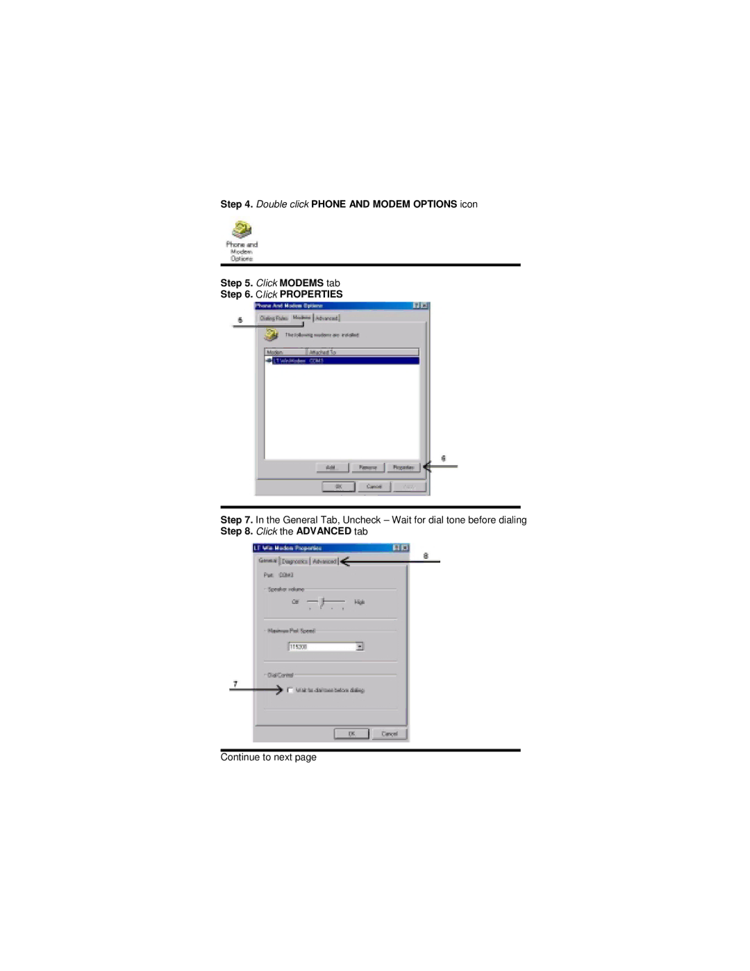 Cortelco network adaptor setup guide 