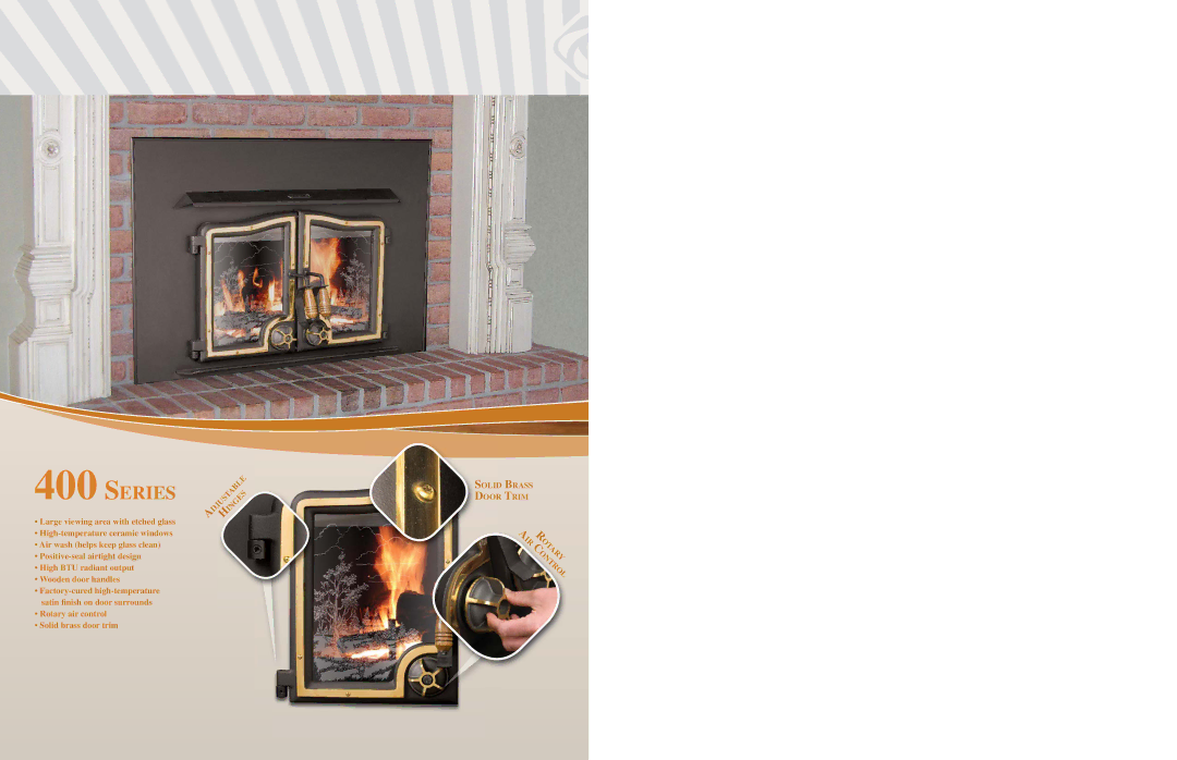 Country Flame 400 SERIES dimensions Series 