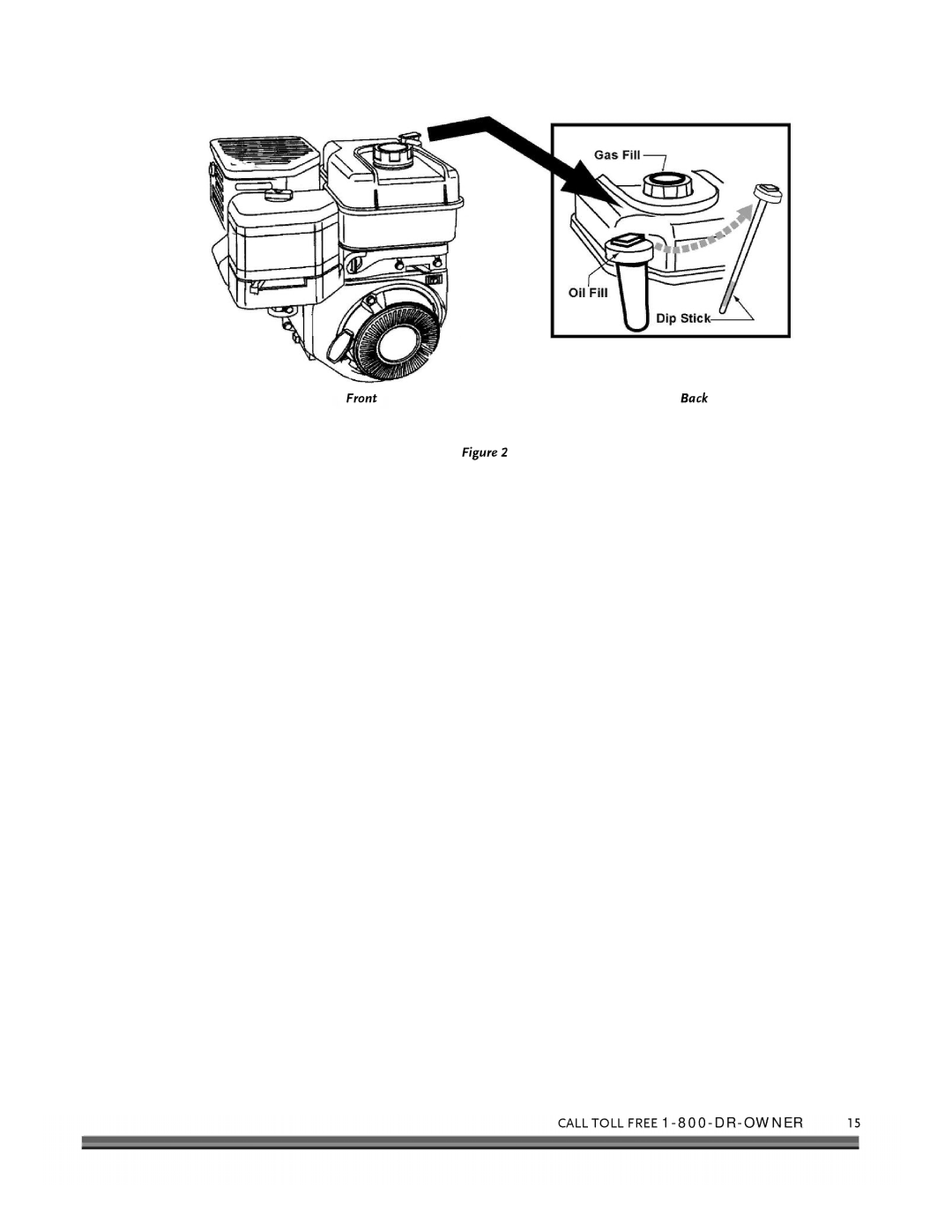 Country Home Products 10 HP manual Front 