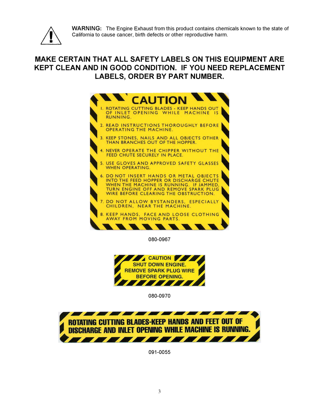 Country Home Products C123E-CHP instruction manual 080-0967 080-0970 091-0055 