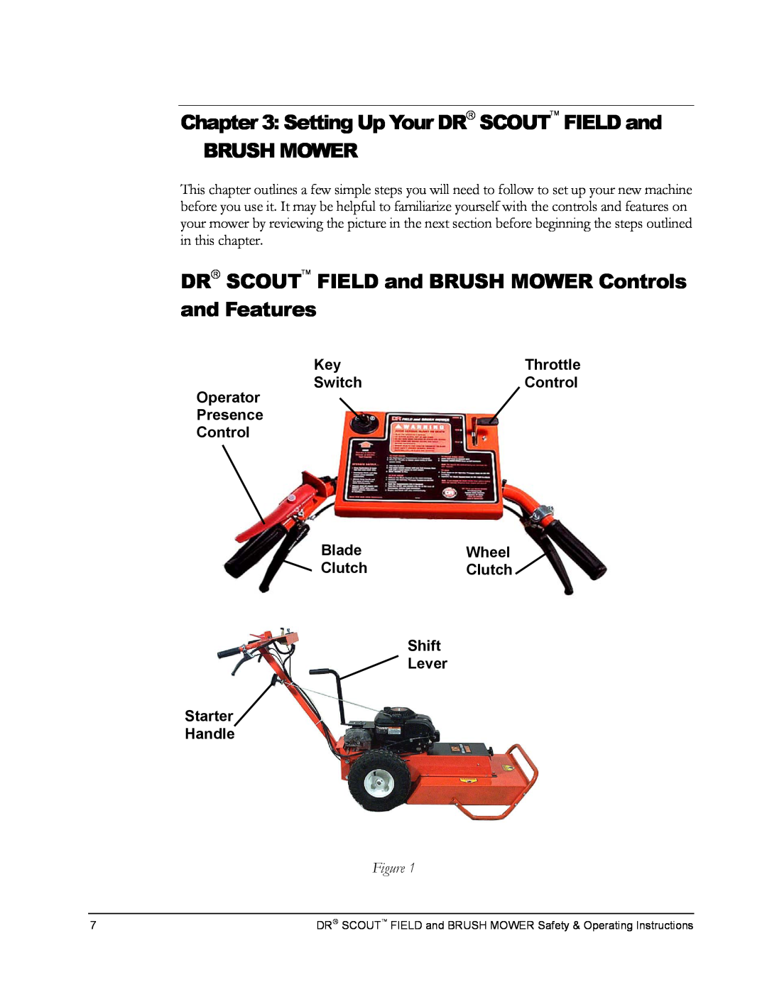 Country Home Products DR SCOUT FIELD and BRUSH MOWER manual Setting Up Your DR SCOUT FIELD and BRUSH MOWER 