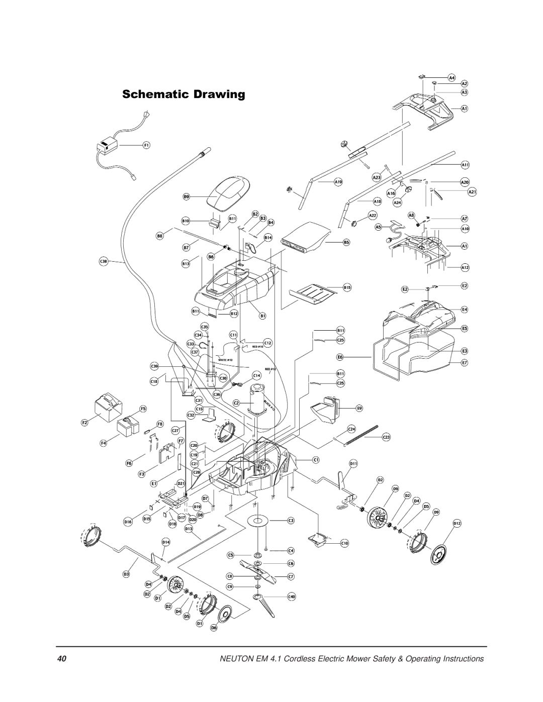 Country Home Products EM 4.1 operating instructions Schematic Drawing 