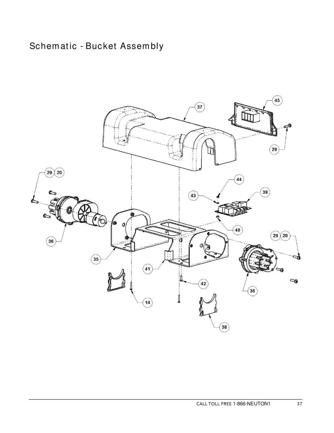 Country Home Products Garden Cart operating instructions Schematic Bucket Assembly 