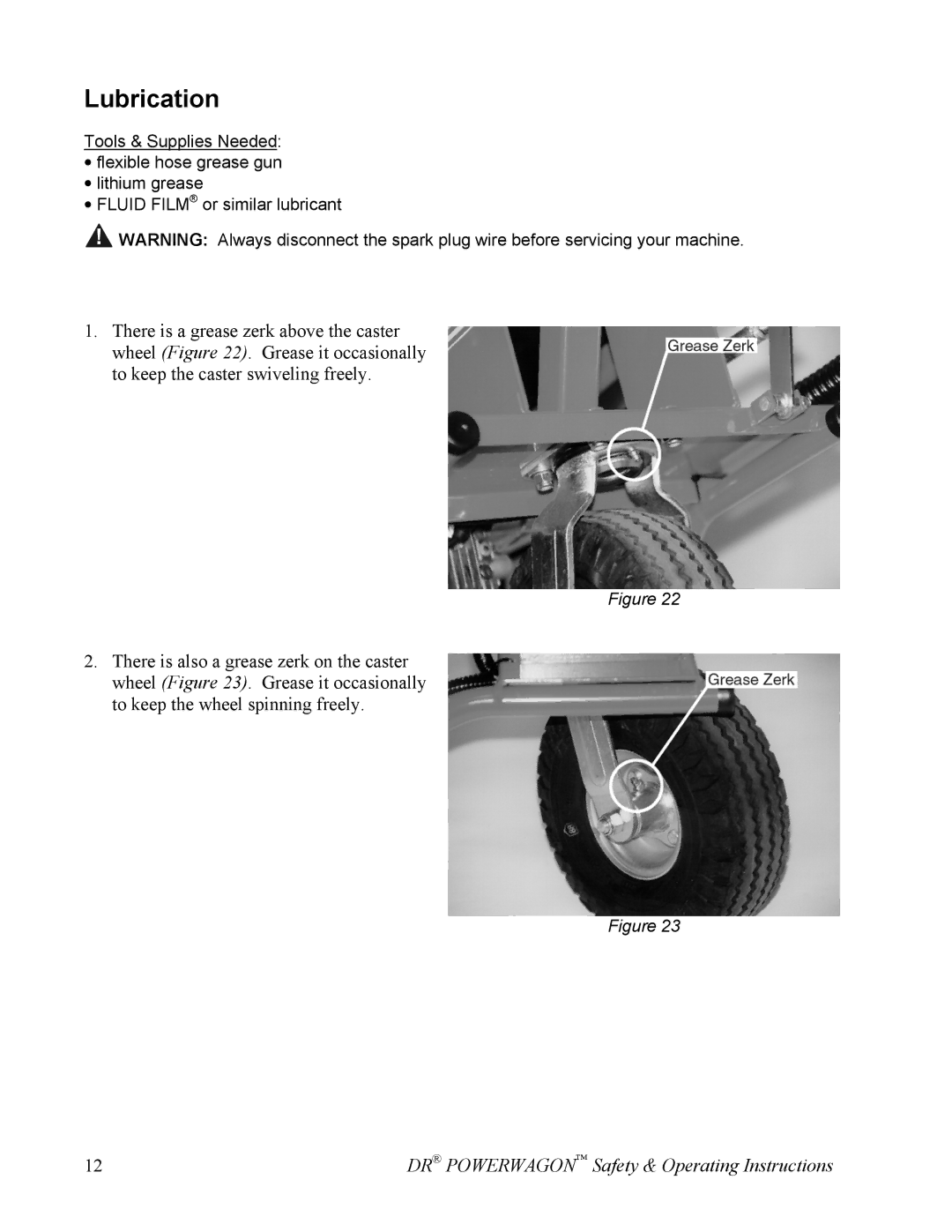 Country Home Products SUBURBANTM owner manual Lubrication 