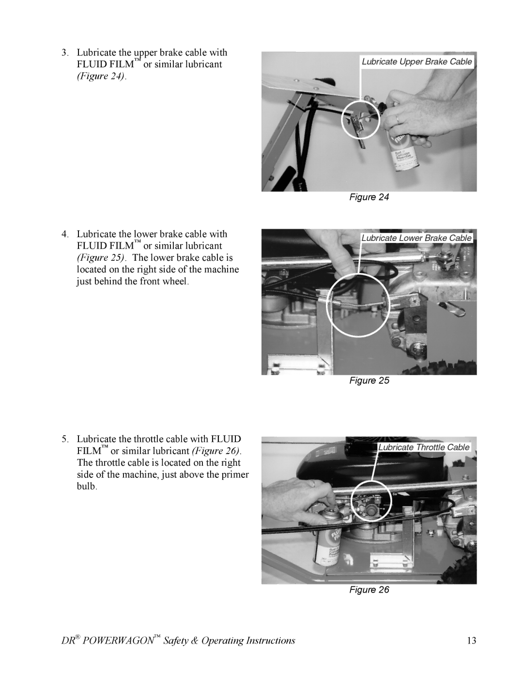 Country Home Products SUBURBANTM owner manual DR Powerwagon Safety & Operating Instructions 