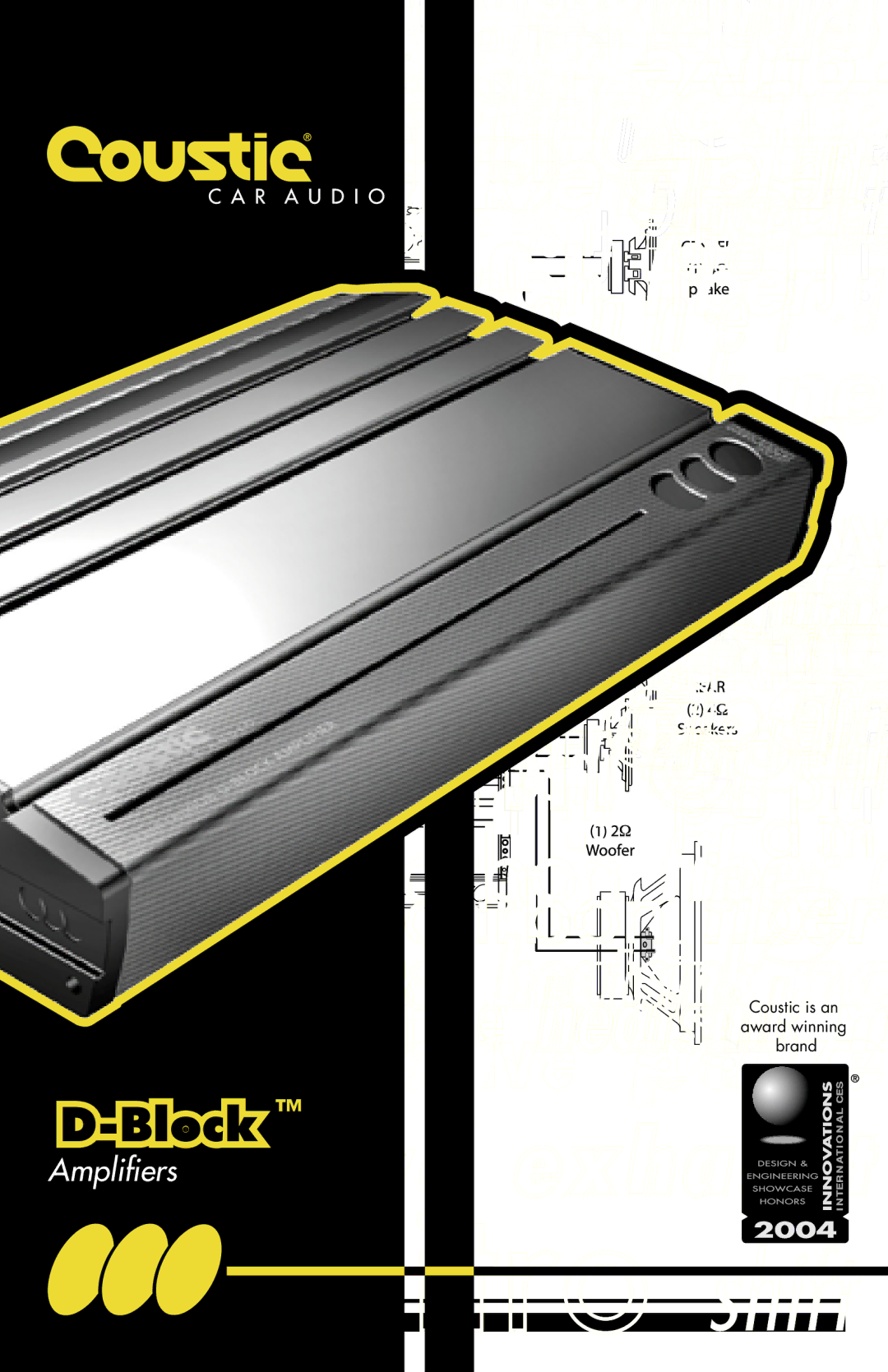 Coustic D-block manual Wiring Diagram 5.1 Surround Sound Example 