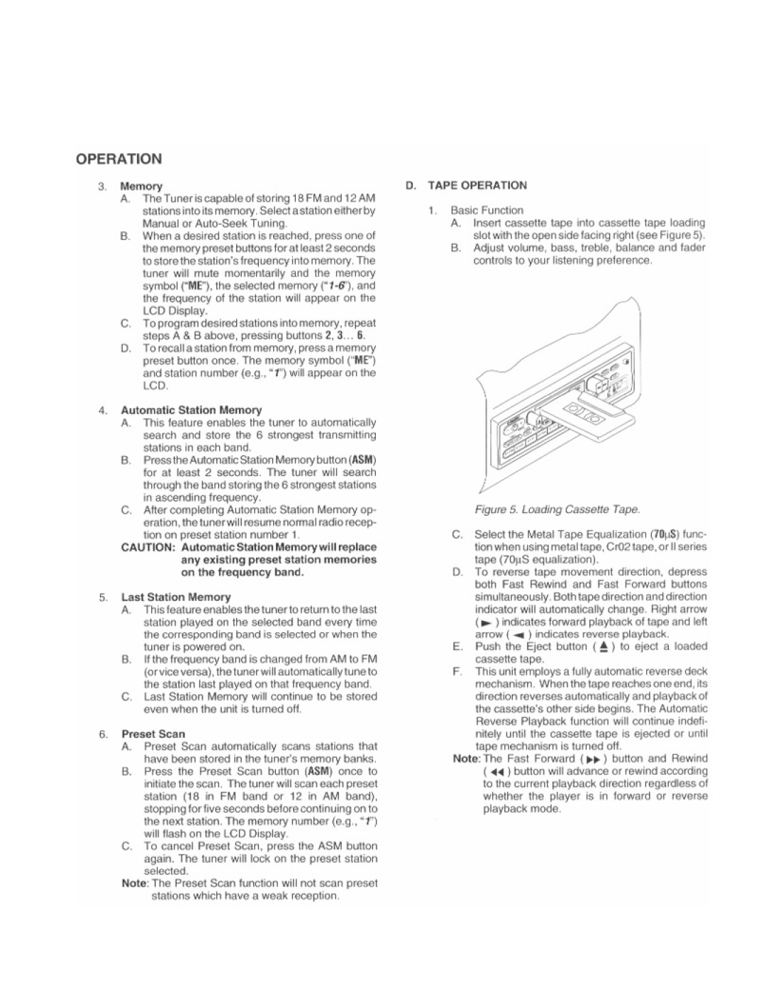 Coustic RX-779 manual 