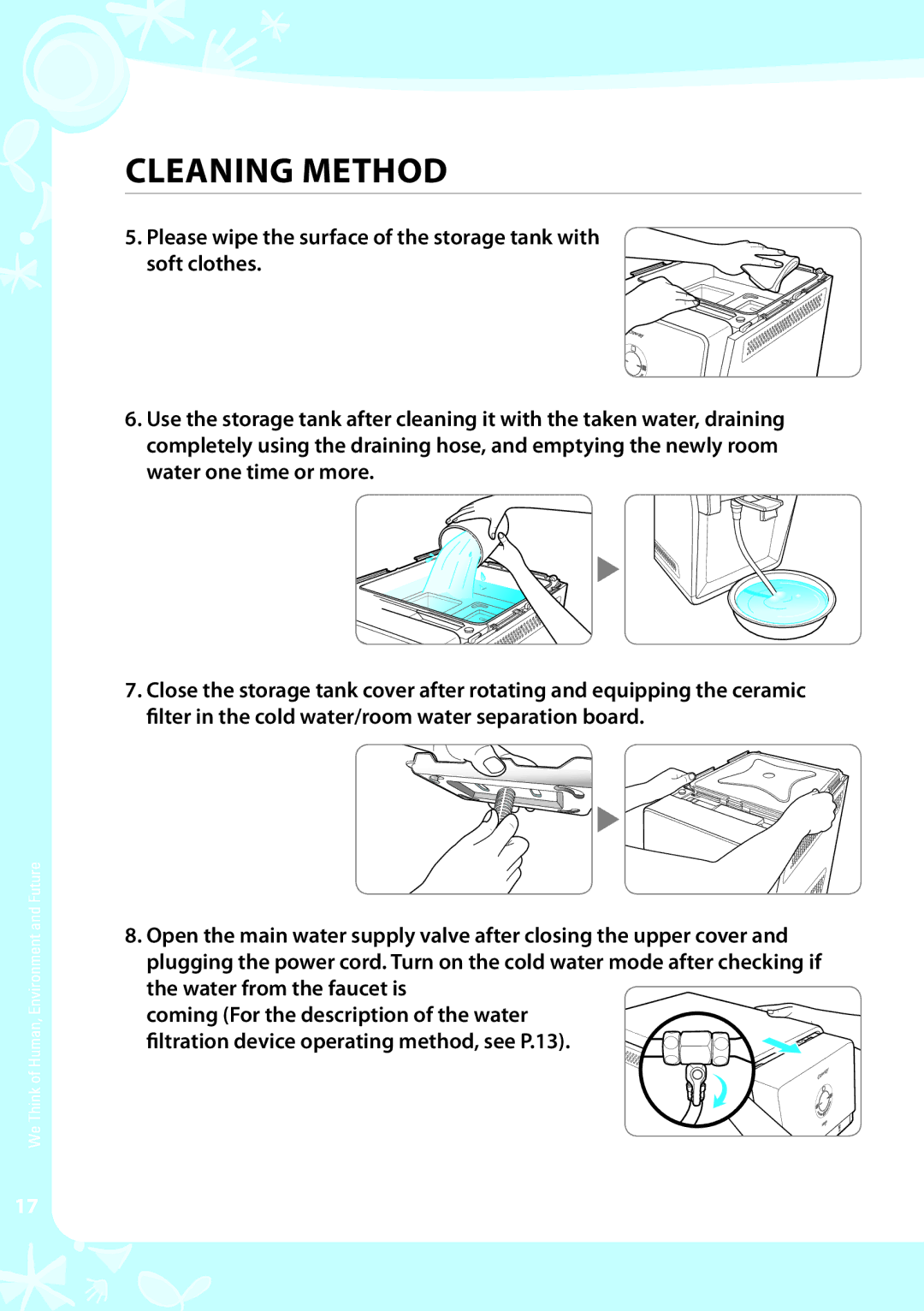 Coway CP-07BLO warranty Cleaning Method 