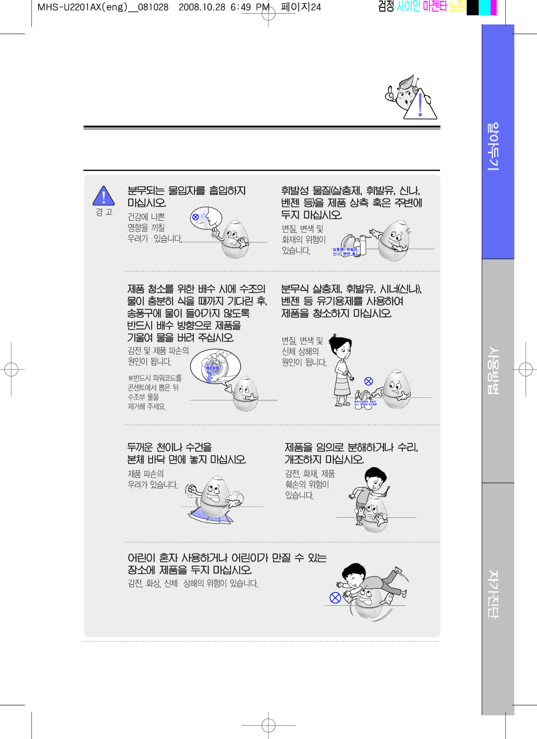 Coway MHS-U2201AX manual 