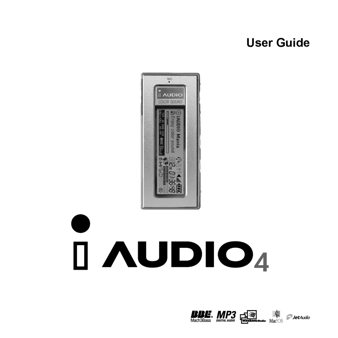 Cowon Systems 4 manual User Guide 