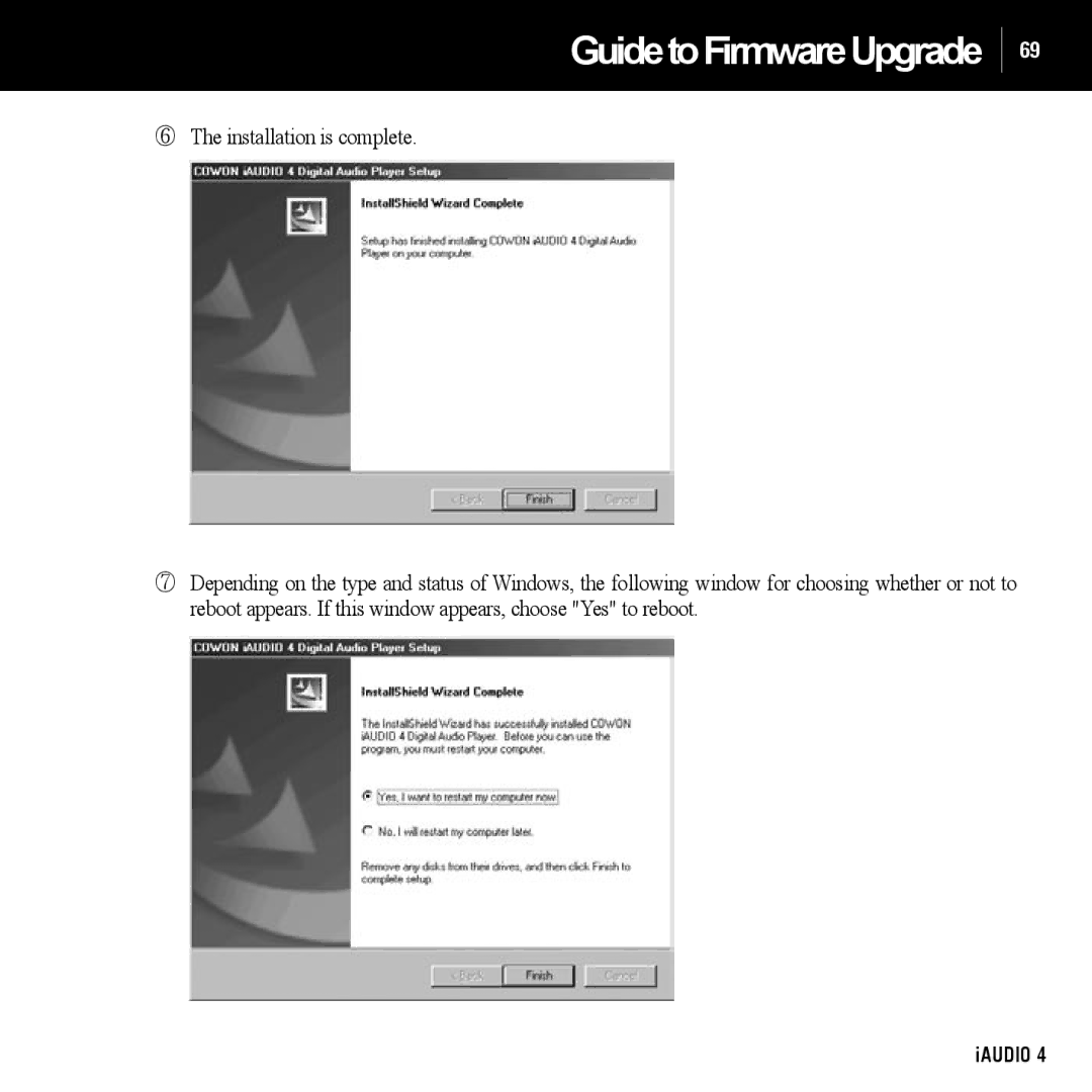 Cowon Systems 4 manual GuidetoFirmwareUpgrade 