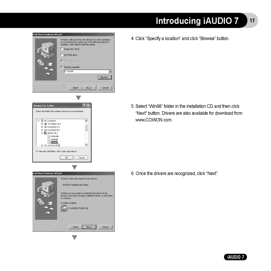 Cowon Systems 7 user manual Introducing iAUDIO 